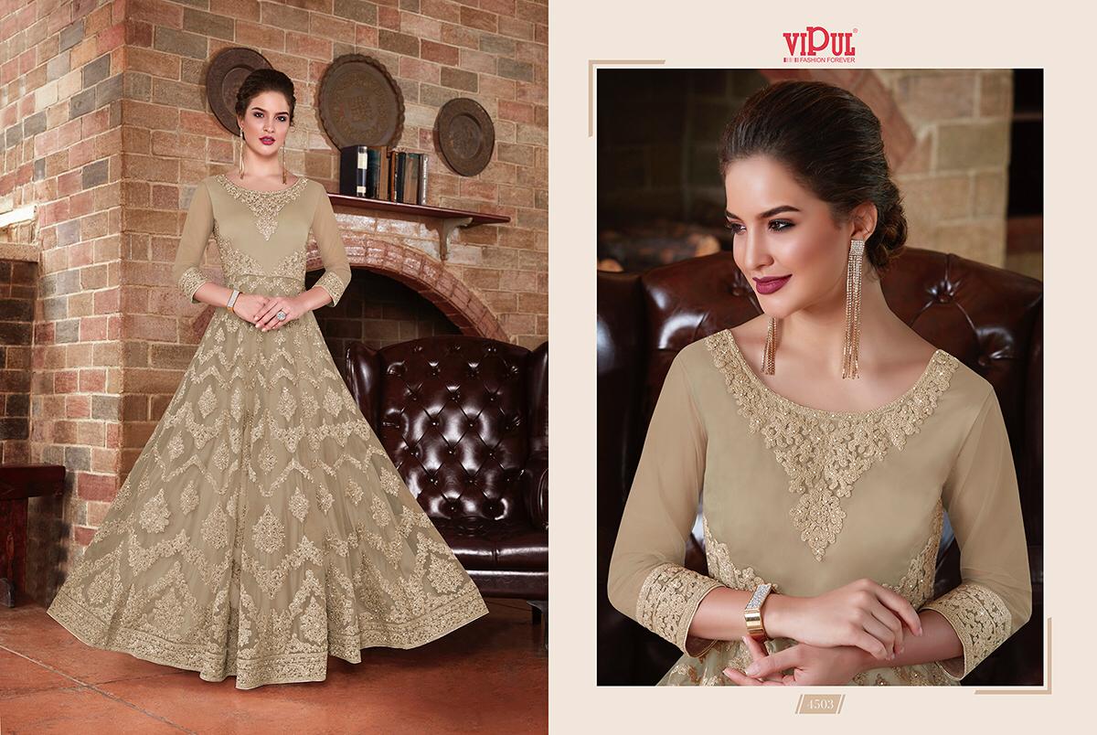 VIPUL-DCAT 45 Heavy Embroidered Anarkali Salwar Kameez VIPUL-DCAT 45 Heavy Embroidered Anarkali Salwar Kameez